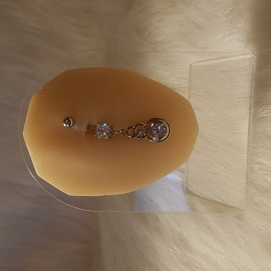 Crystal Dangle Belly Ring Crystal Dangle Belly Ring